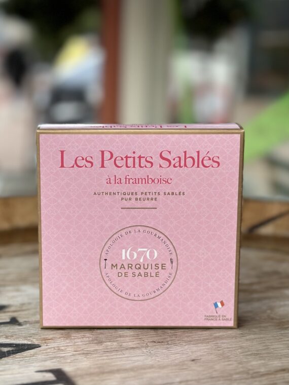 La Sablesienne Les Petits Sablés met frambozen.